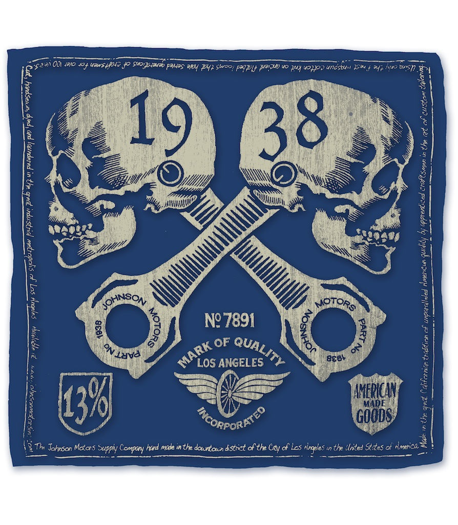 1938 Skulls Bandanna