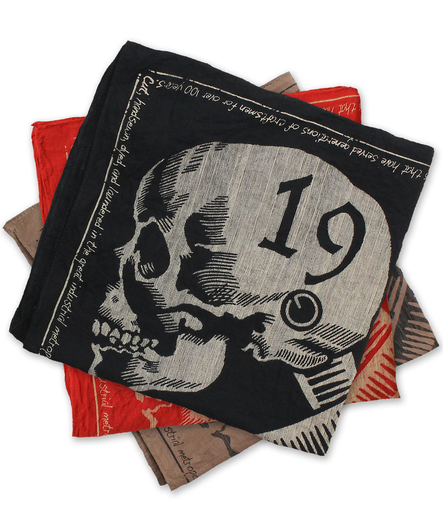1938 Skulls Bandanna