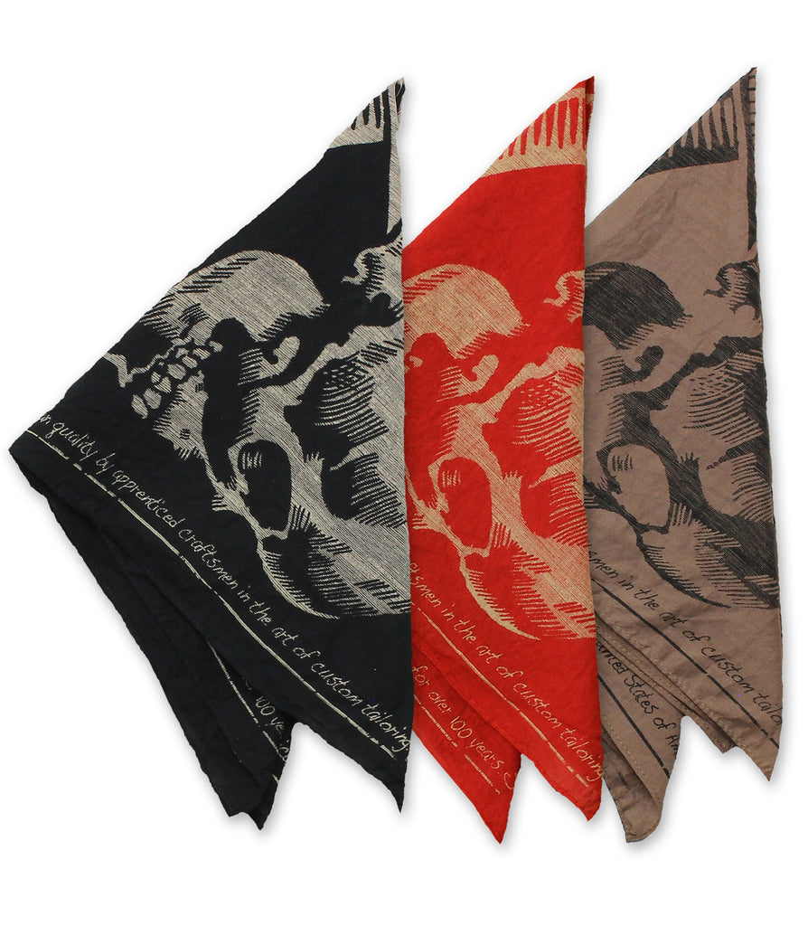 1938 Skulls Bandanna