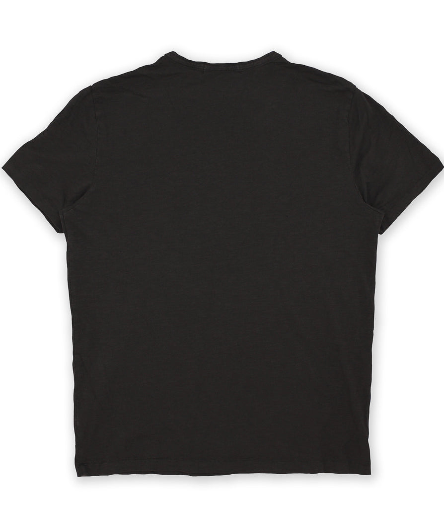 Jet Black Crew Neck Tee