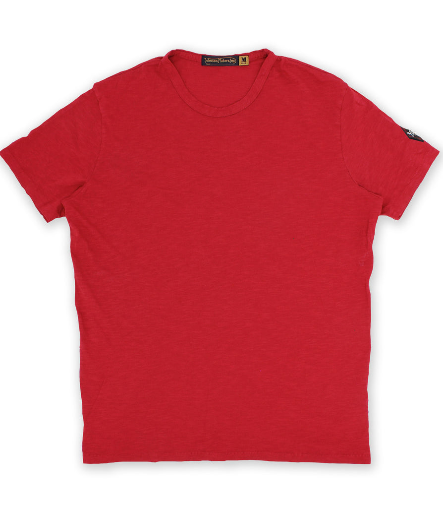 Cherry Red Crew Neck Tee